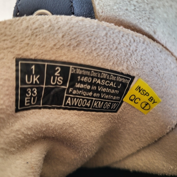 Dr. Martens 1460 Pascal Iridescent Rainbow Boots, Size 2 Youth - Picture 7 of 8